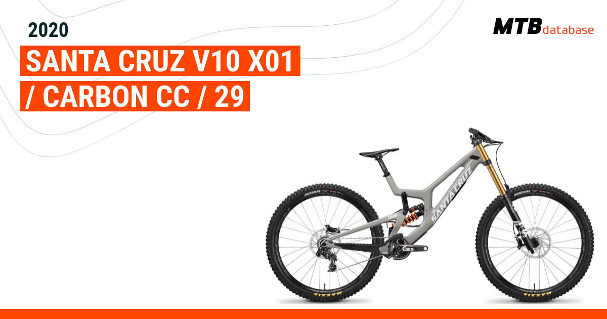 2020 Santa Cruz V10 X01 Carbon CC 29 Specs Reviews Images