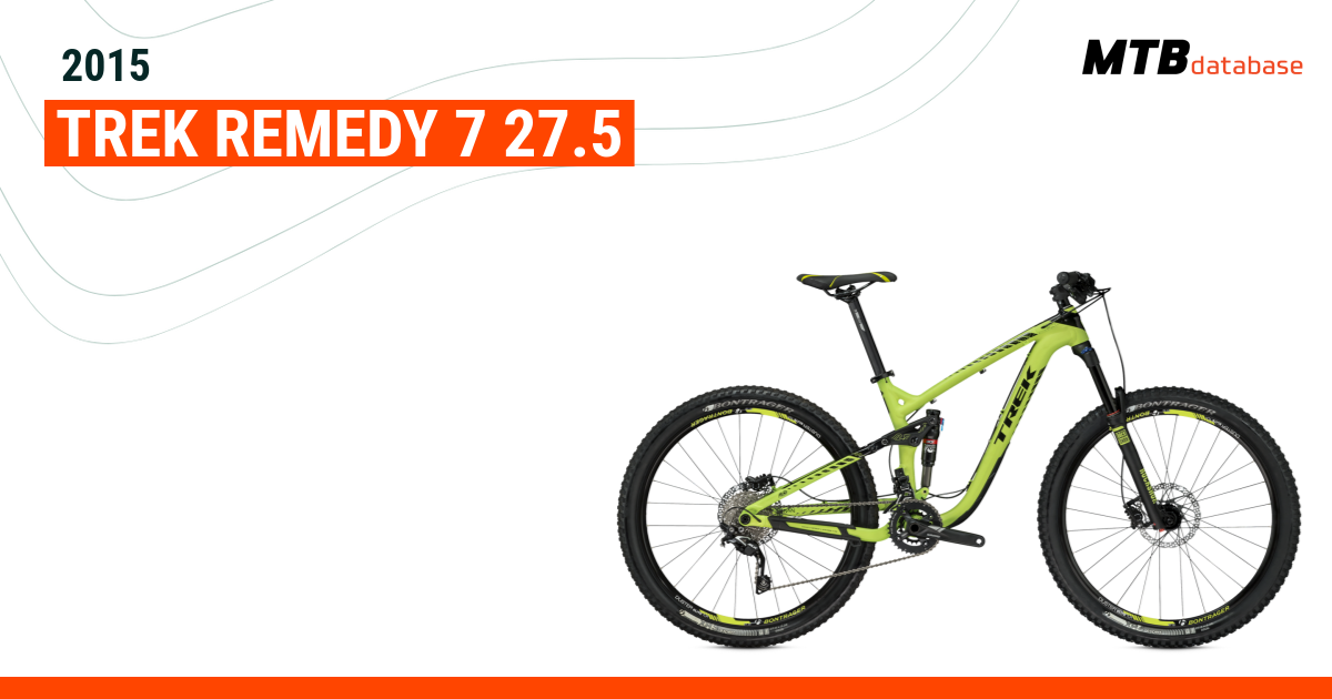 2015 Trek Remedy 7 27.5 Specs Reviews Images Mountain Bike