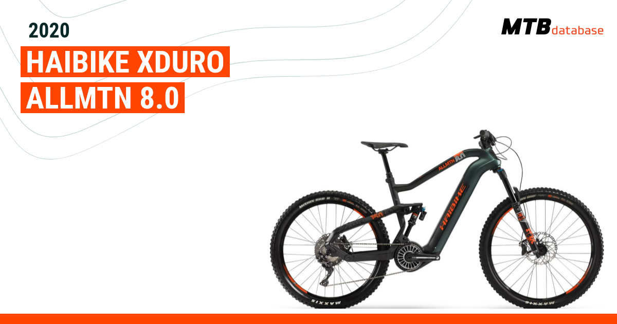 2020 Haibike XDURO AllMtn 8.0 Specs Reviews Images Mountain