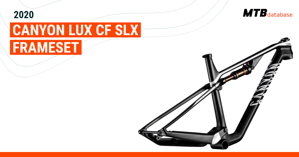 2020 Canyon Lux CF SLX Frameset Specs Reviews Images Mountain Bike Database