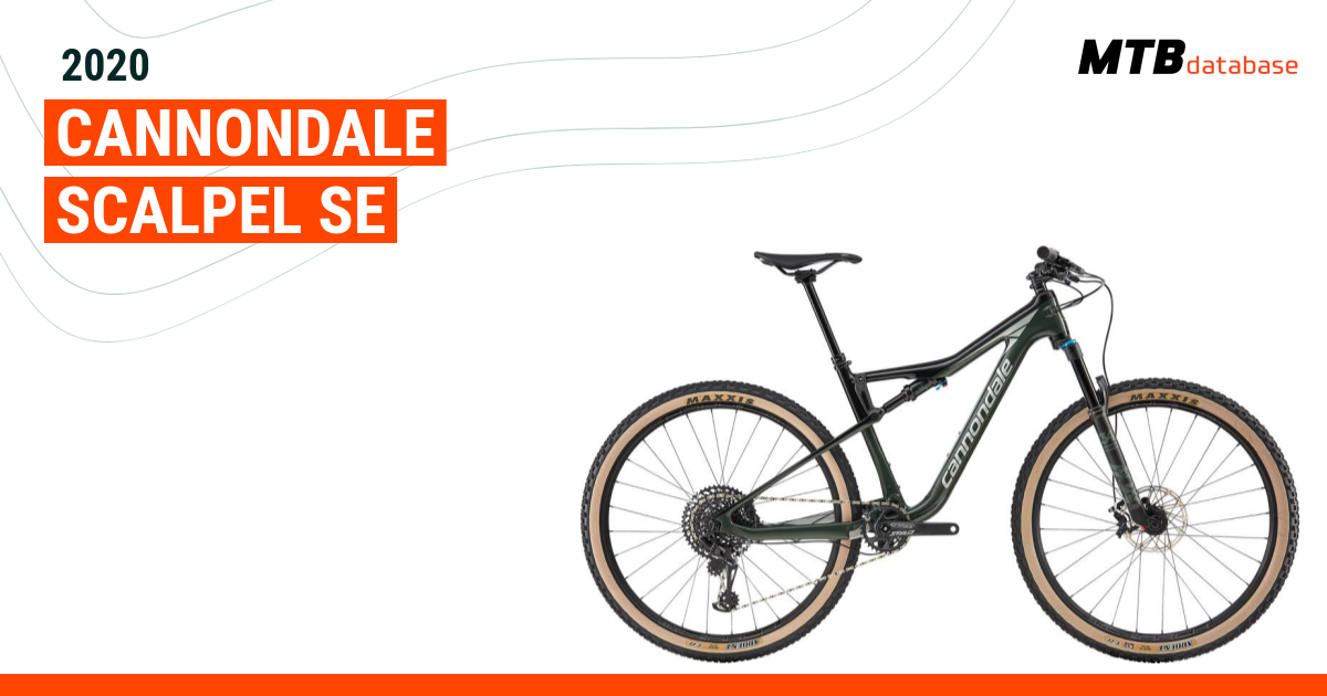 cannondale scalpel se 2020