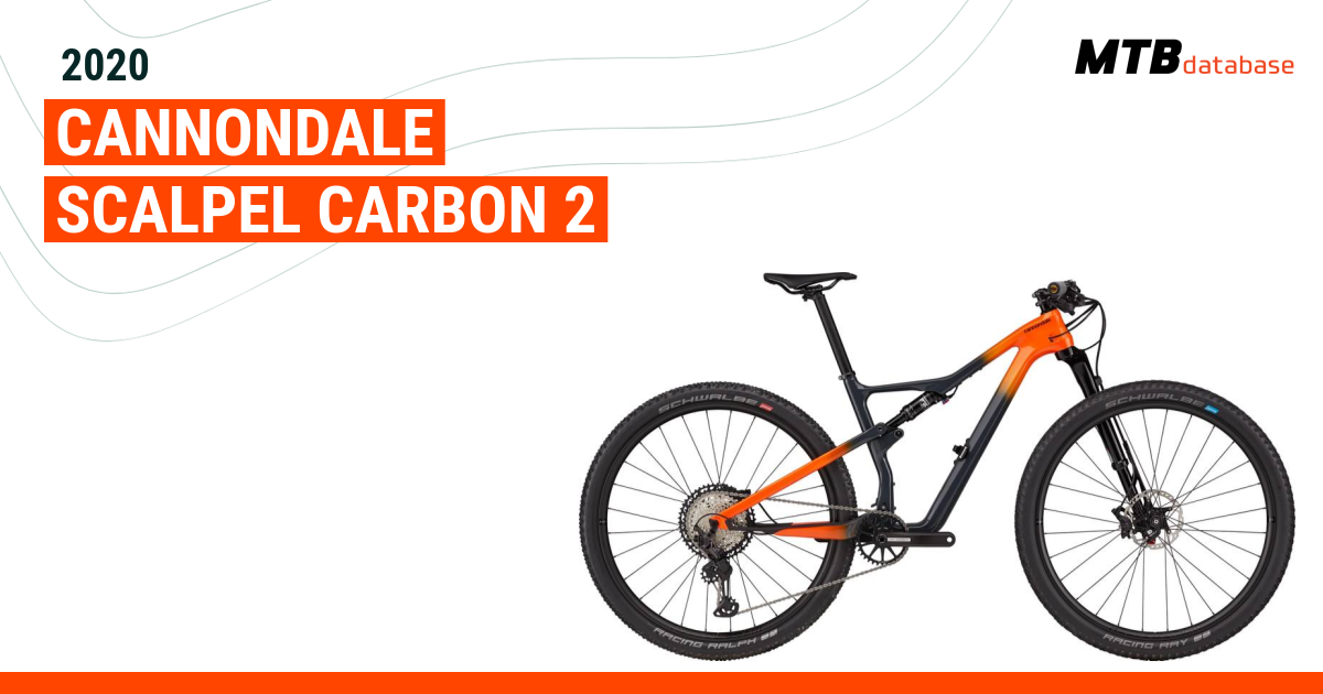 Cannondale scalpel best sale 2020 carbon 2