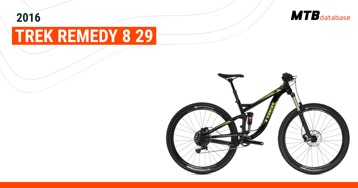 Trek remedy 8 on sale 2016 geometry