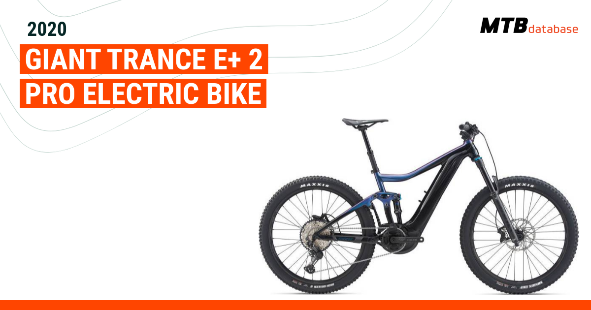 Giant trance e hot sale bike 2020 review