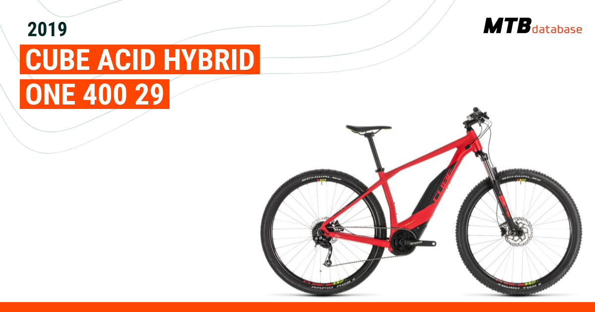 E bike cube best sale acid hybrid one 400