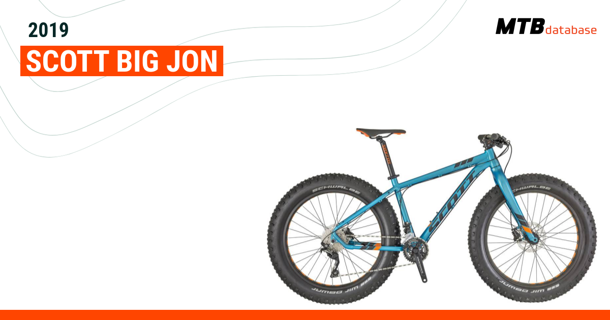 Scott big deals jon fat bike