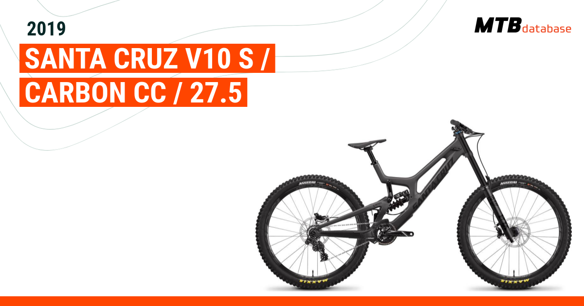 2019 Santa Cruz V10 S Carbon CC 27.5 Specs Reviews Images