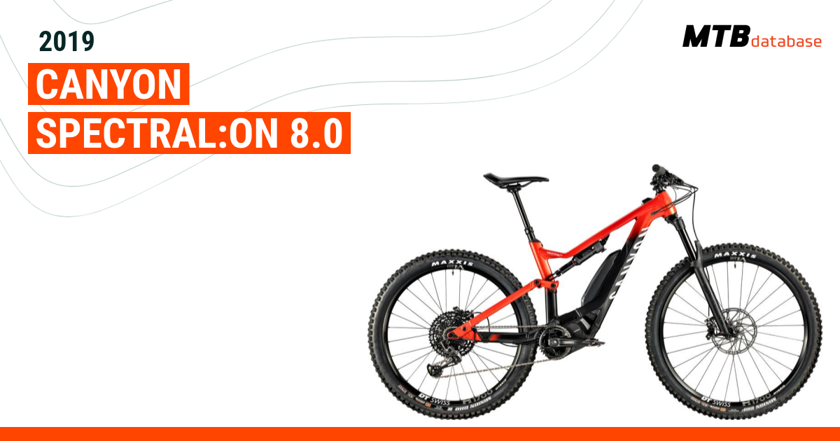 2019 Canyon Spectral ON 8.0 Specs Reviews Images Mountain