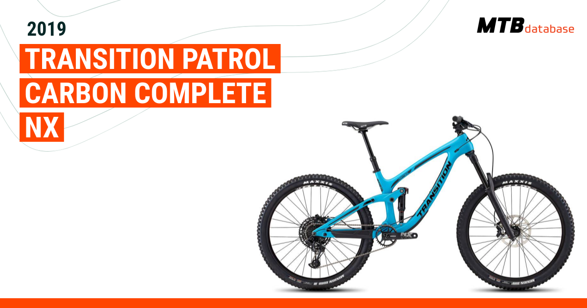 Transition patrol carbon best sale nx mountain bike 2019