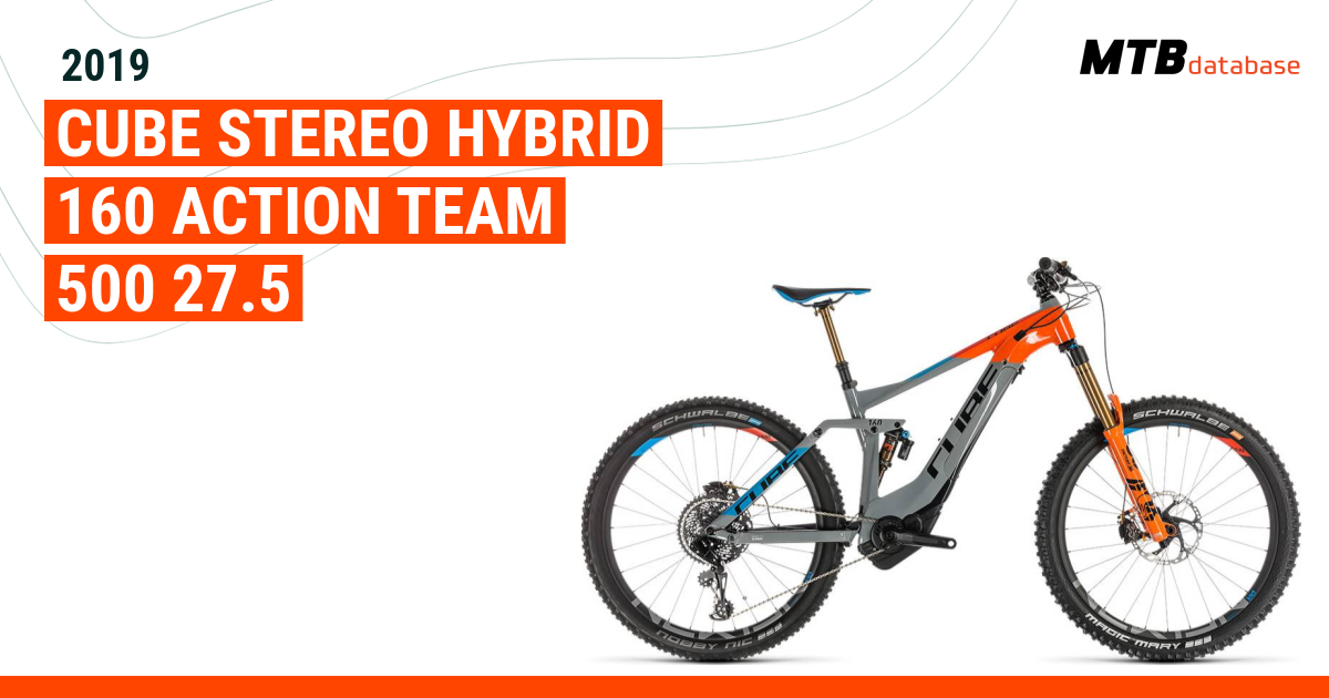 Cube stereo hybrid cheap 160 action team 2019