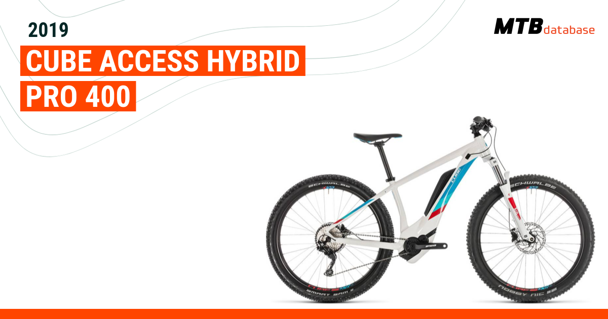 cube access hybrid pro 400 bicicletta elettrica hardtail don