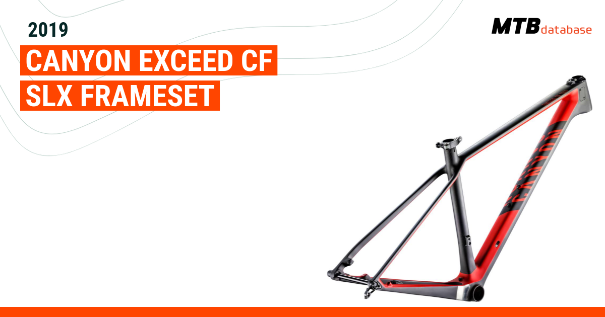 2019 Canyon Exceed CF SLX Frameset Specs Reviews Images