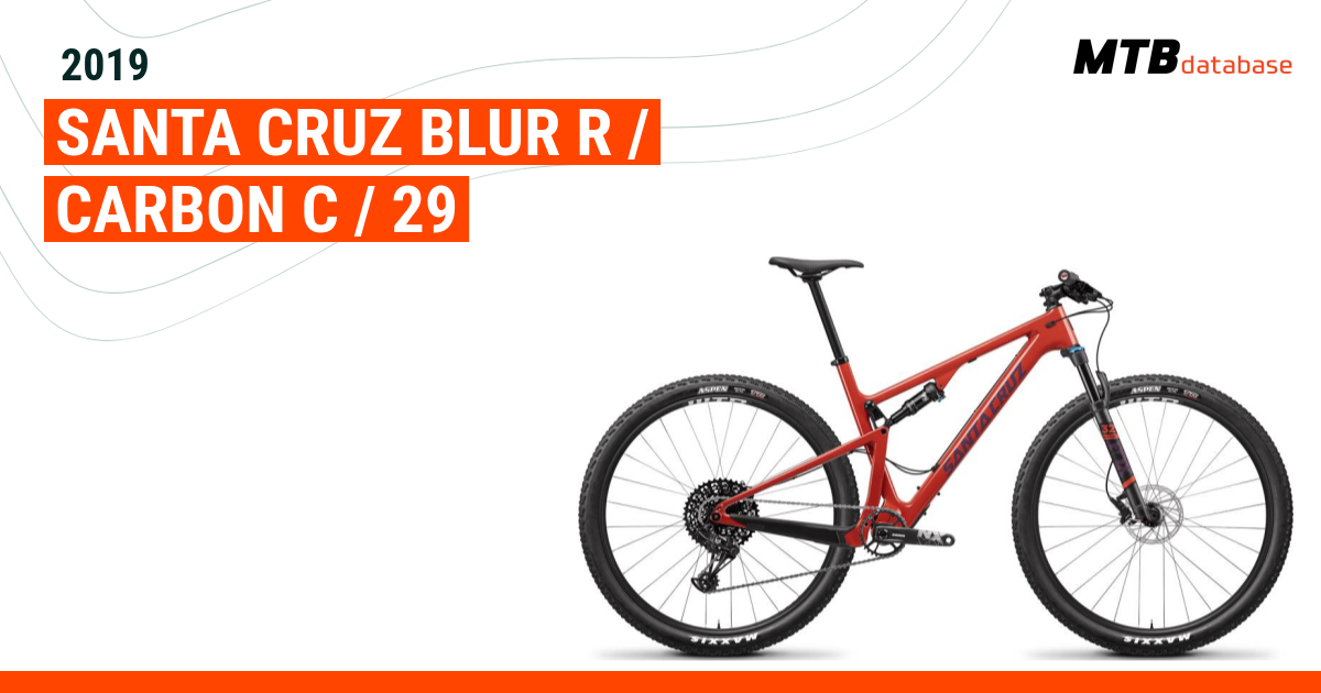 2019 Santa Cruz Blur R Carbon C 29 Specs Reviews Images