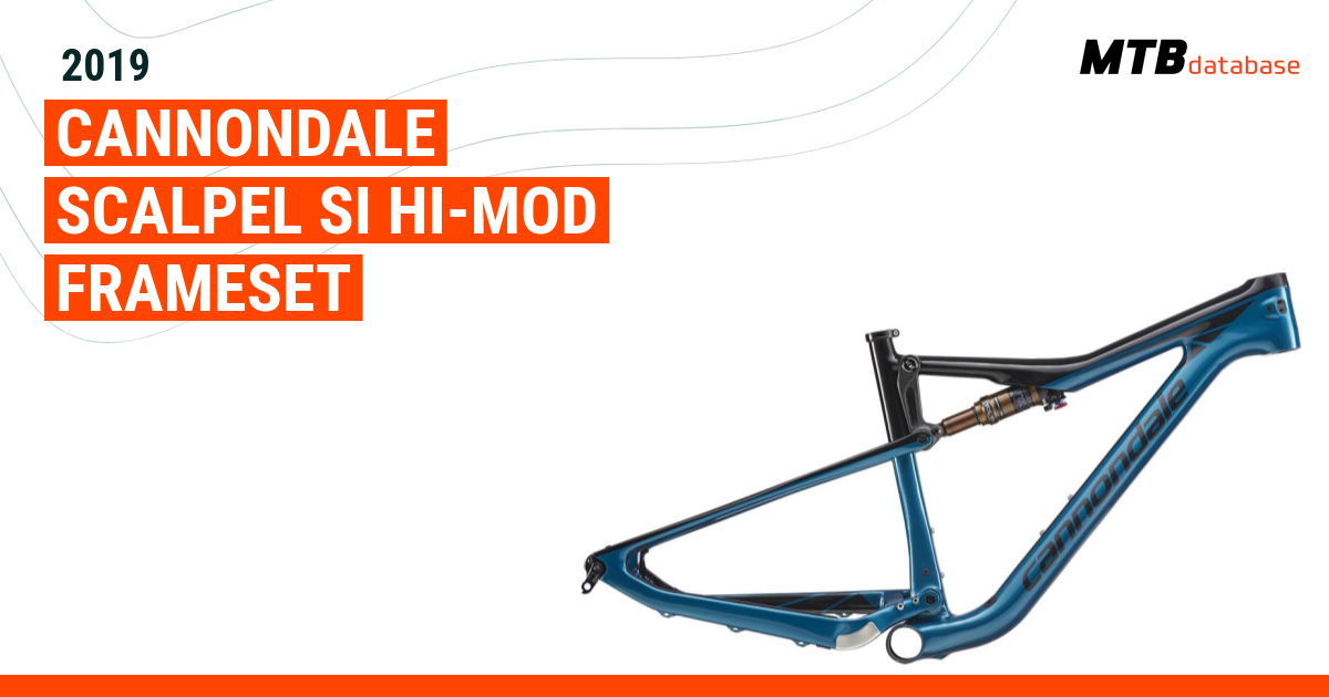 Cannondale scalpel hot sale si frameset