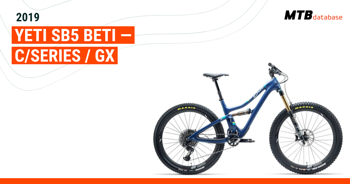 2019 Yeti SB5 Beti C Series GX Specs Reviews Images