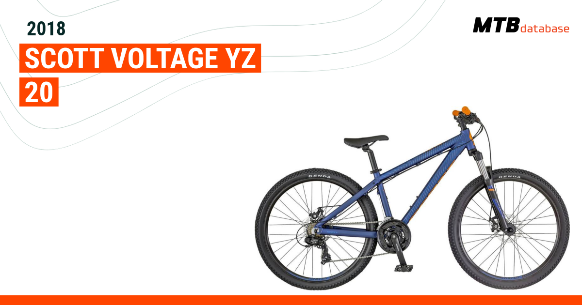 2018 Scott Voltage YZ 20 Specs Reviews Images Mountain Bike