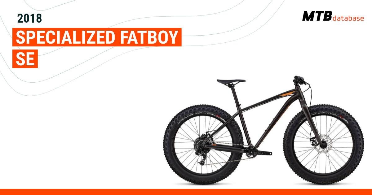 2018 specialized 2025 fatboy se