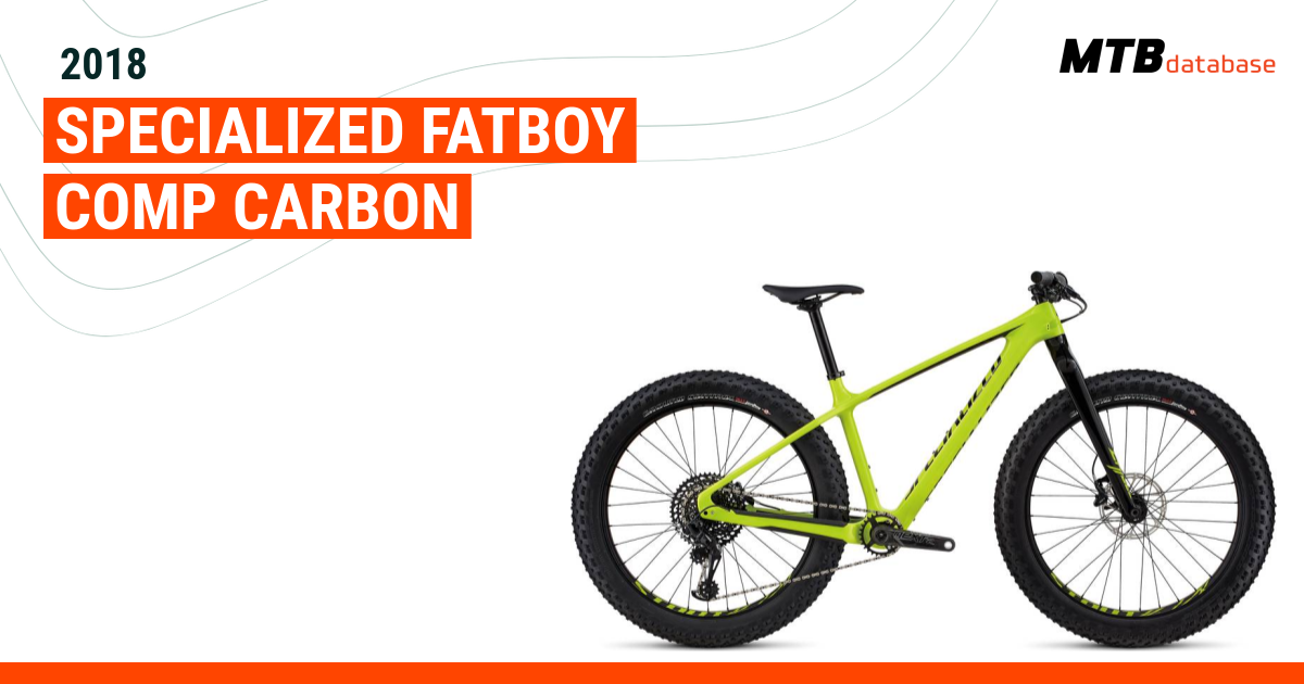 2018 Specialized Fatboy Comp Carbon Specs Reviews Images