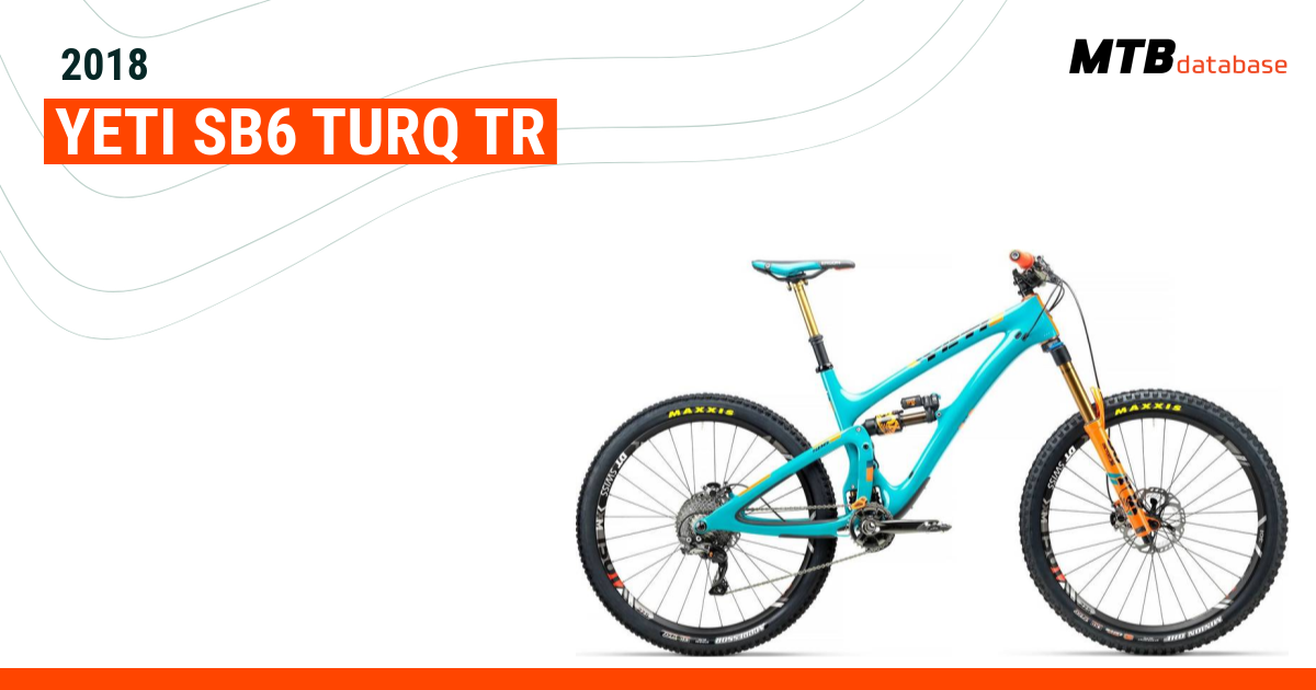 Yeti sb6 best sale turq 2019