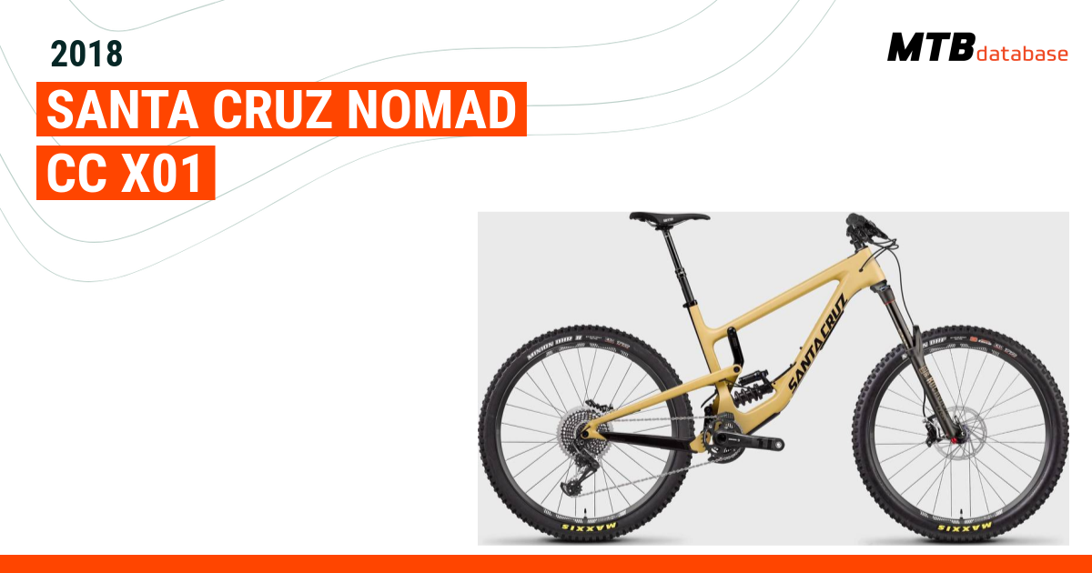 2018 Santa Cruz Nomad CC X01 Specs Reviews Images Mountain