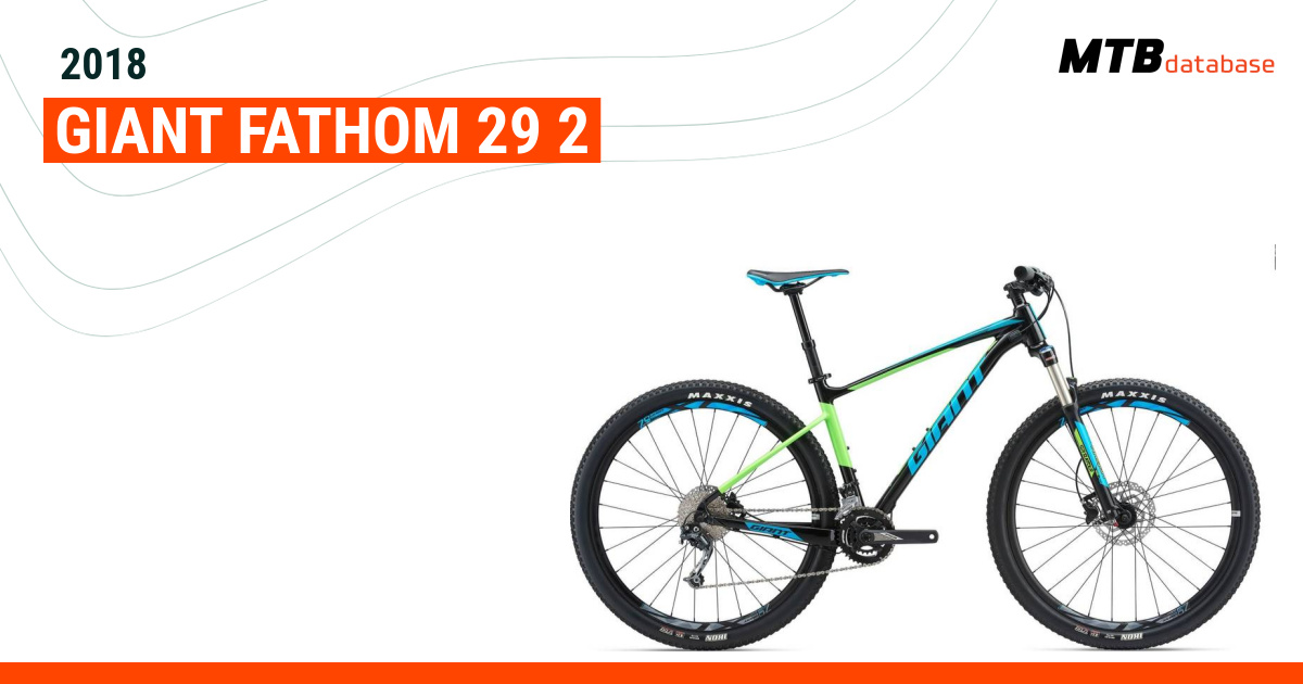 Giant fathom 2 29er 2024 2018