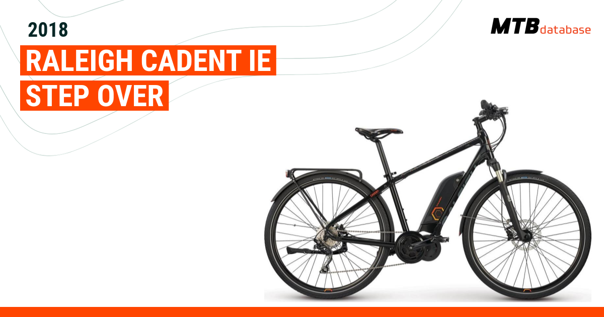 2018 raleigh cadent ie step over electric hot sale bike