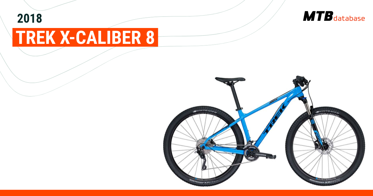 Trek x caliber store 8 2018 specs