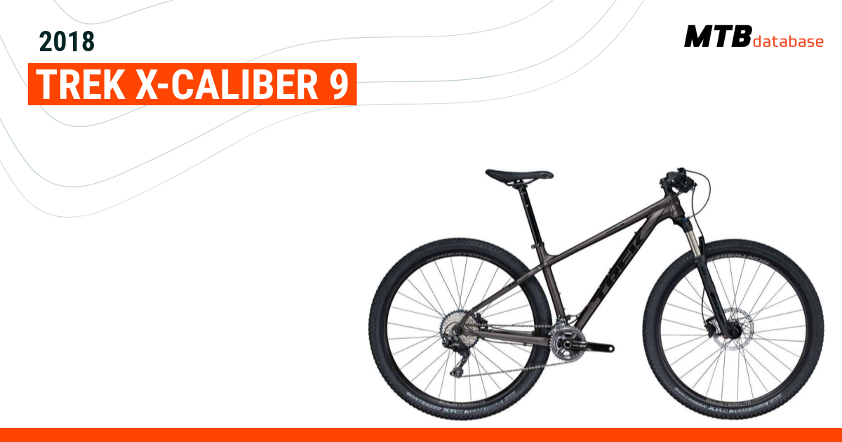 Trek x caliber 9 store 2018 specs