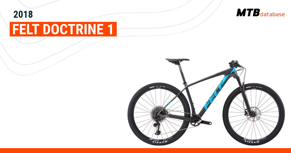 Felt doctrine 4 xc carbon hardtail bike 2018 online