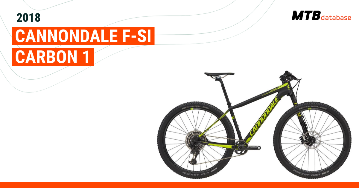 Cannondale fsi outlet carbon 1 2019