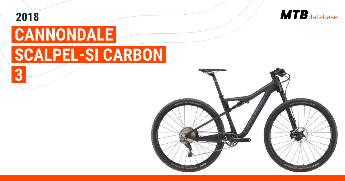 Cannondale scalpel best sale 2018 carbon 3