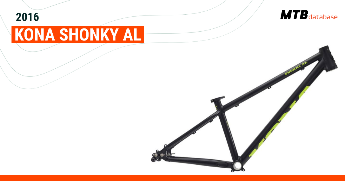 2016 Kona Shonky AL - Specs, Reviews, Images - Mountain Bike