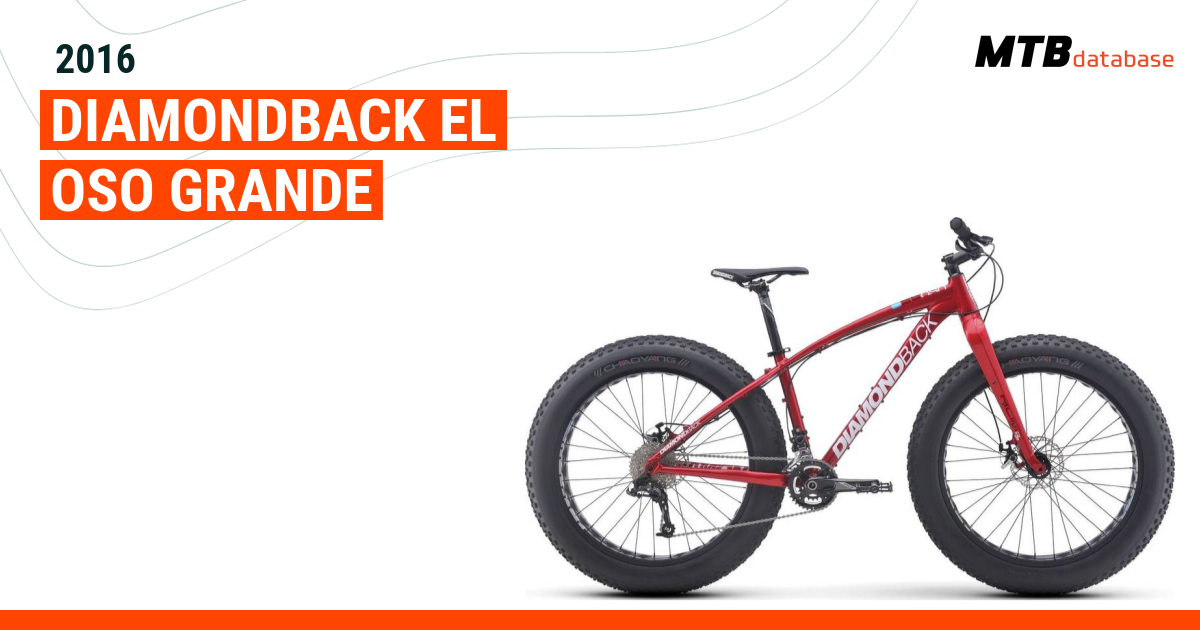 2016 diamondback hot sale el oso