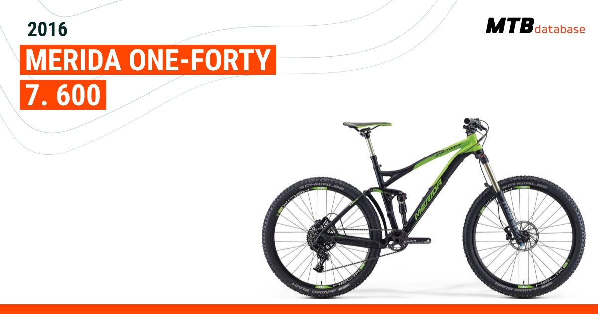 2016 Merida ONE FORTY 7. 600 Specs Reviews Images Mountain