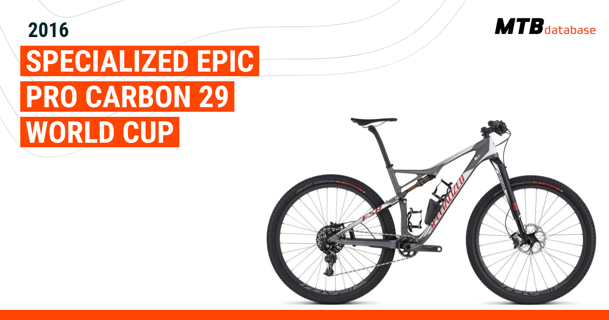 Specialized epic elite wc 2024 2016