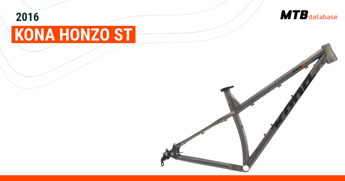 2016 Kona Honzo ST Specs Reviews Images Mountain Bike Database