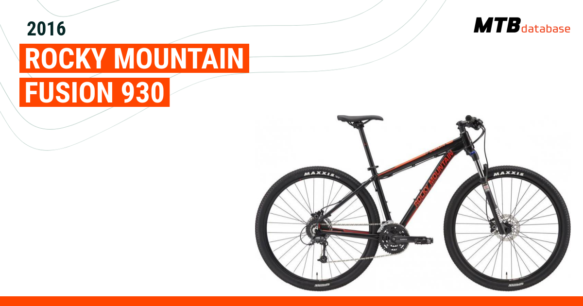 Rocky mountain best sale fusion 930