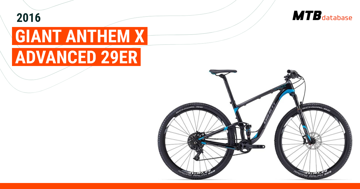 Giant anthem 2016 discount 29er