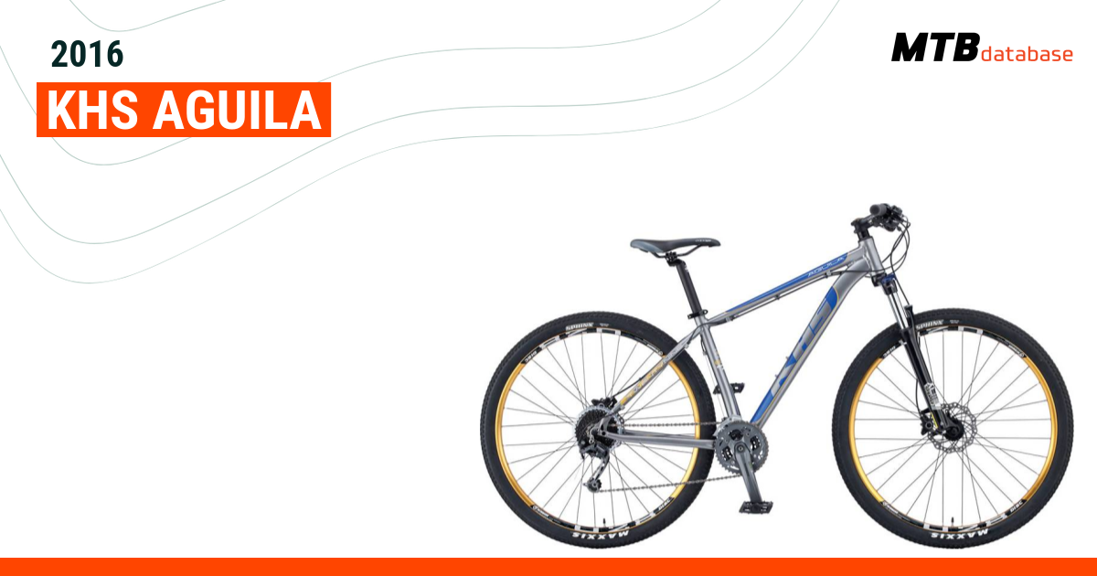 2016 KHS AGUILA - Specs, Reviews, Images - Mountain Bike Database