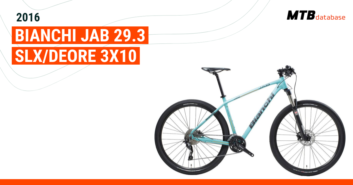 2016 Bianchi Jab 29.3 SLX Deore 3x10 Specs Reviews Images