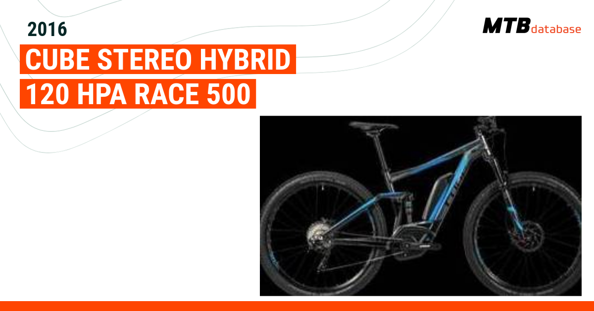 Cube stereo hybrid 120 hpc hot sale race 500