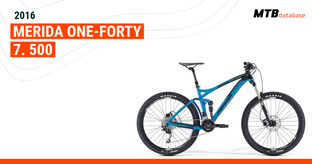 2016 Merida ONE FORTY 7. 500 Specs Reviews Images Mountain