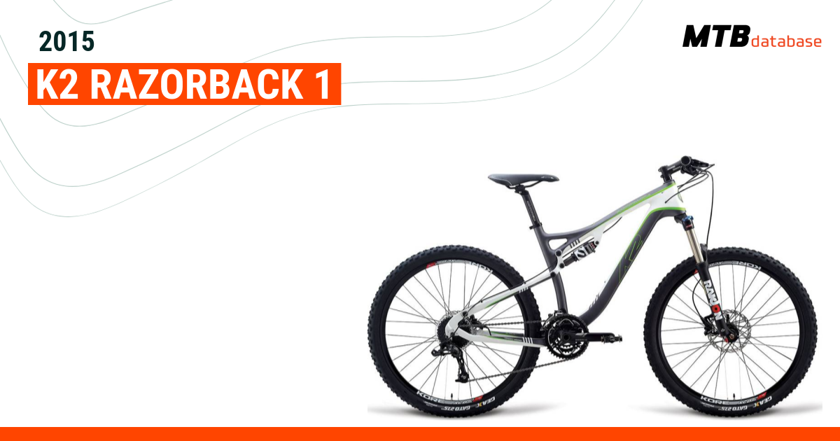 K2 razorback best sale mountain bike