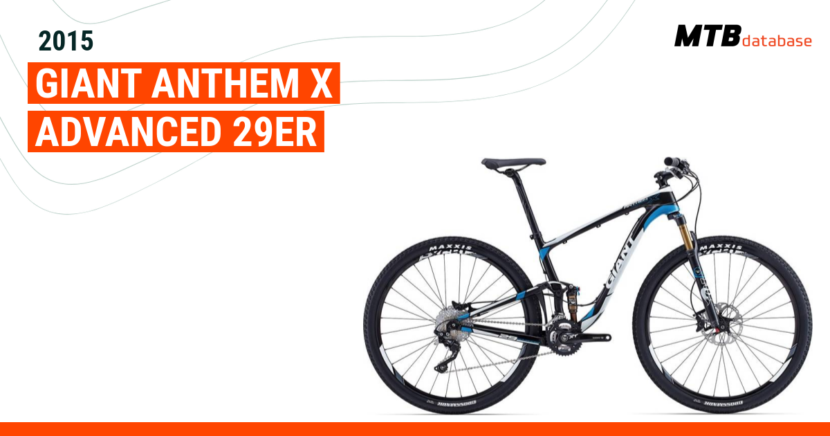 Anthem x advanced discount 29er