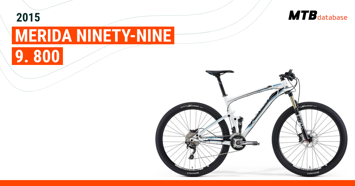 2015 Merida Ninety Nine 9. 800 Specs Reviews Images Mountain Bike Database