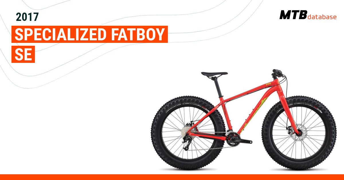 2017 specialized hotsell fatboy se