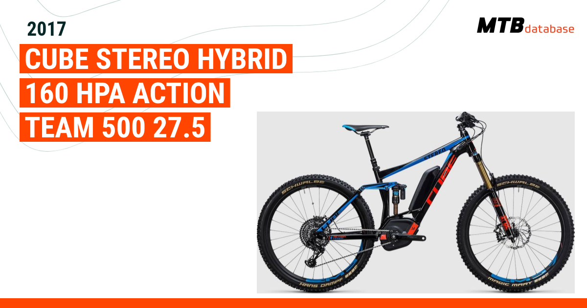 Cube stereo hybrid 160 best sale hpa action team 500