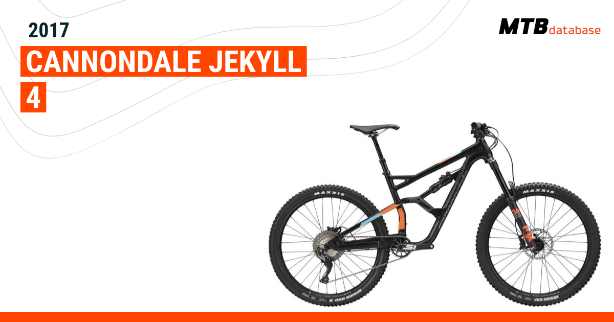 2017 Cannondale Jekyll 4 Specs Reviews Images Mountain Bike