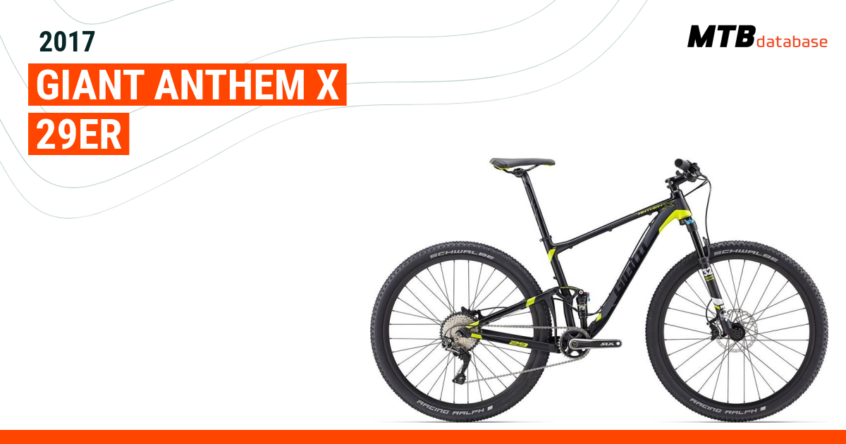 Giant anthem 2024 x 29er 2017