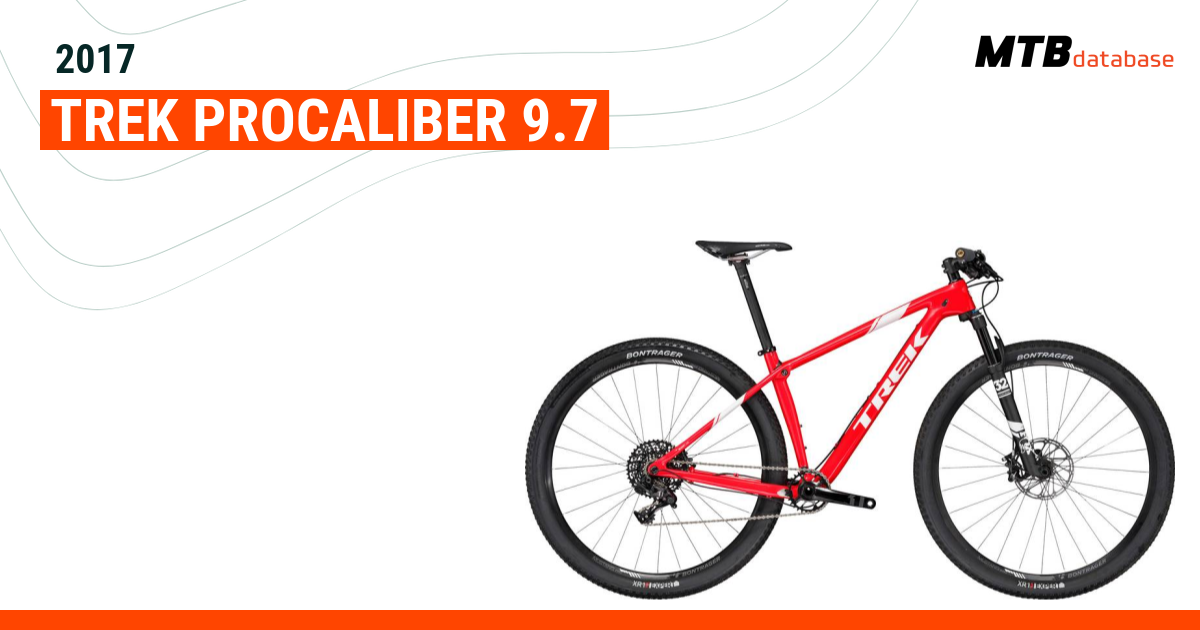 Trek procaliber hot sale 9.7 2017